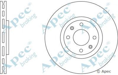 APEC BRAKING dsk2573 -  Тормозной диск